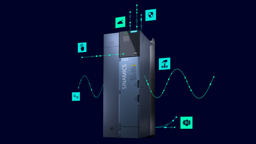 Nuevo accionamiento de velocidad ajustable multipropósito de alto rendimiento SINAMICS G220 para una mayor eficiencia, ingeniería más fácil, configuración más rápida y sostenibilidad mejorada